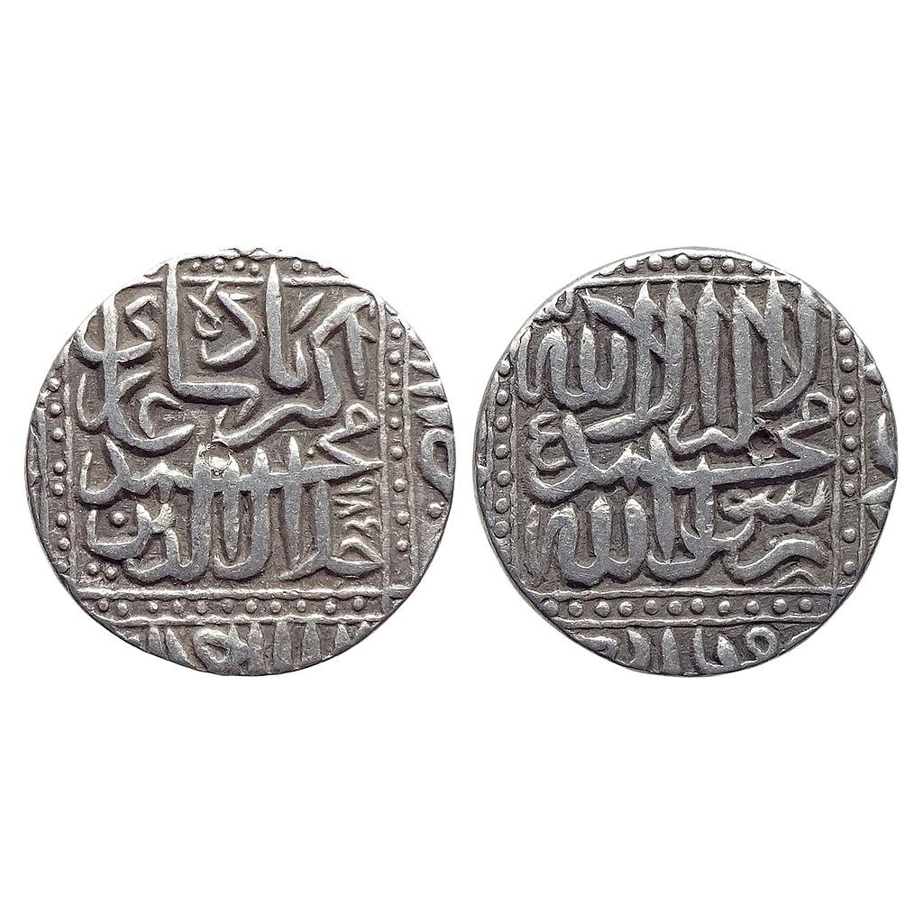 Mughal Akbar Ahmadabad Mint Silver Rupee