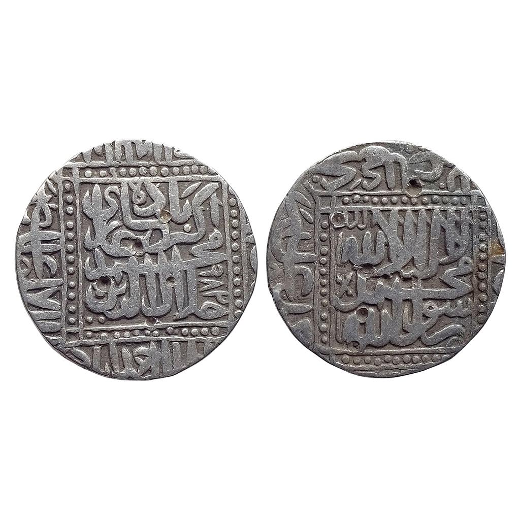 Mughal Akbar Ahmadabad Mint Silver Rupee