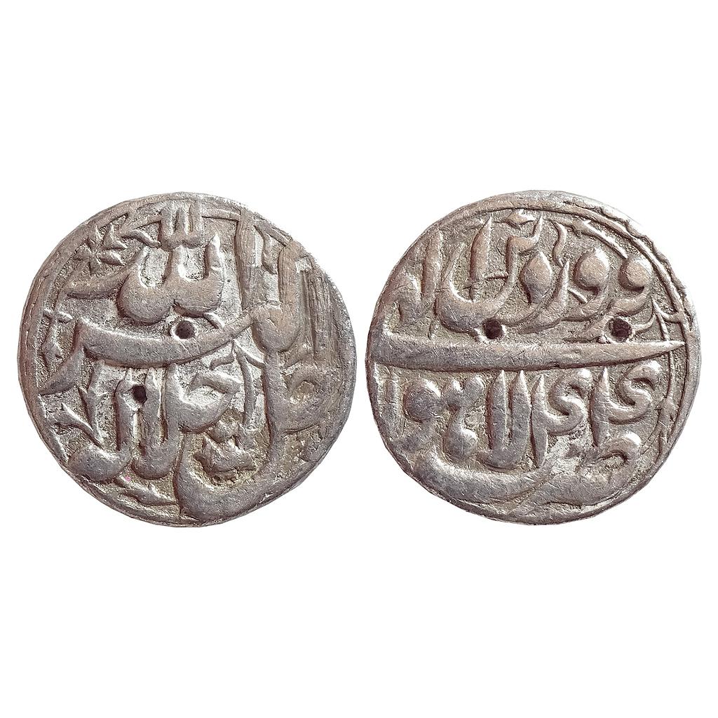 Mughal, Akbar, Lahore Mint, Ilahi Month Farwardin, Silver Rupee