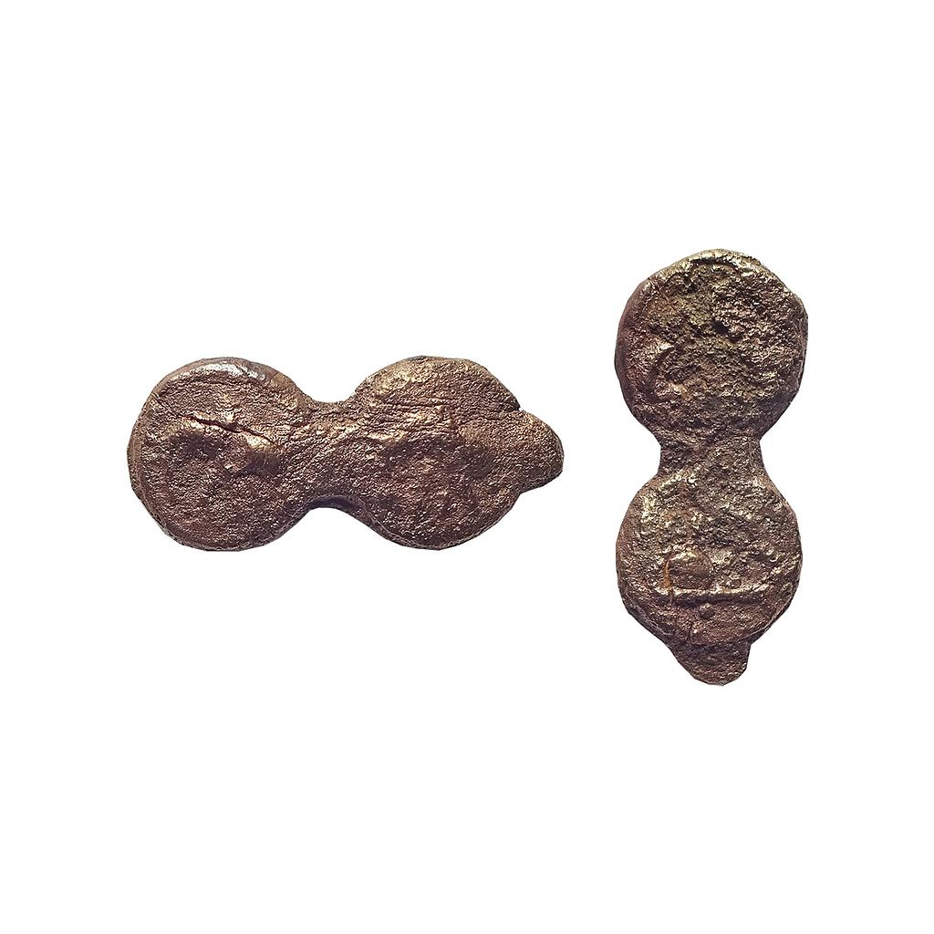 Ancient, Mauryan Period, Kaushmabi Region, Cast Copper