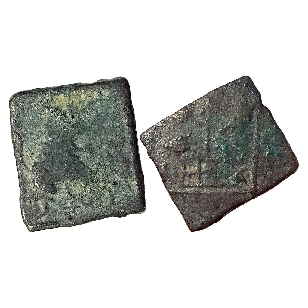 Ancient Newase-Paithan Satavahanas Copper Unit