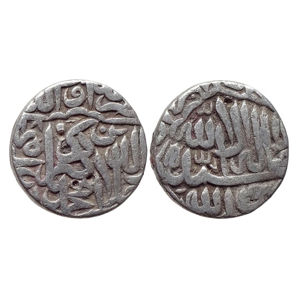 Mughal Akbar Jaunpur Mint Silver Rupee
