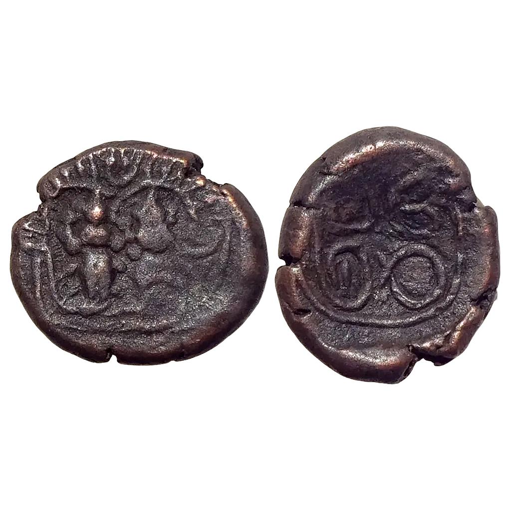 Hindu Medieval Tamil Nadu Madurai Nayakas Copper Kasu