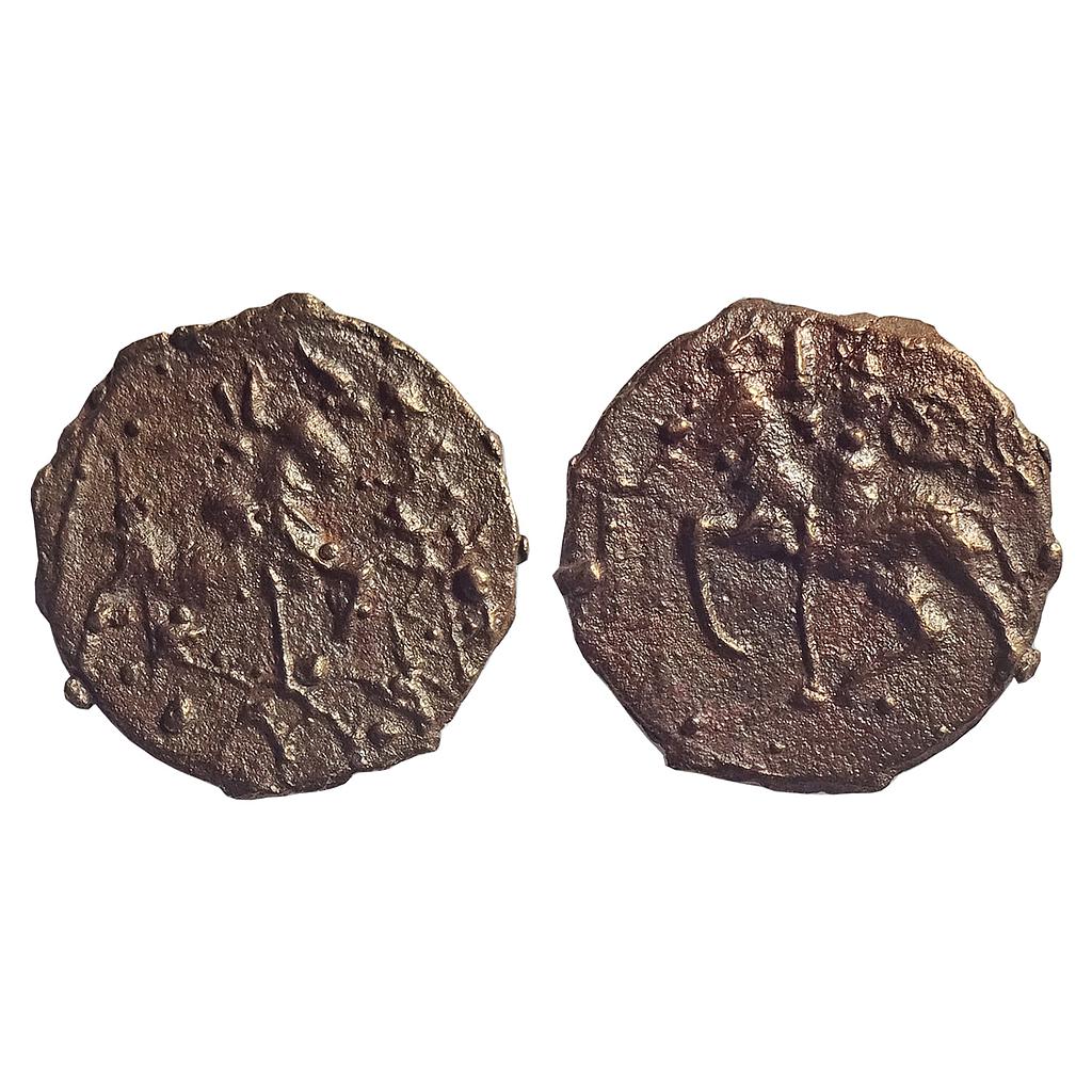 Ancient, Post-Mauryan, Kaushambi Region, Uninscribed type, Cast Copper