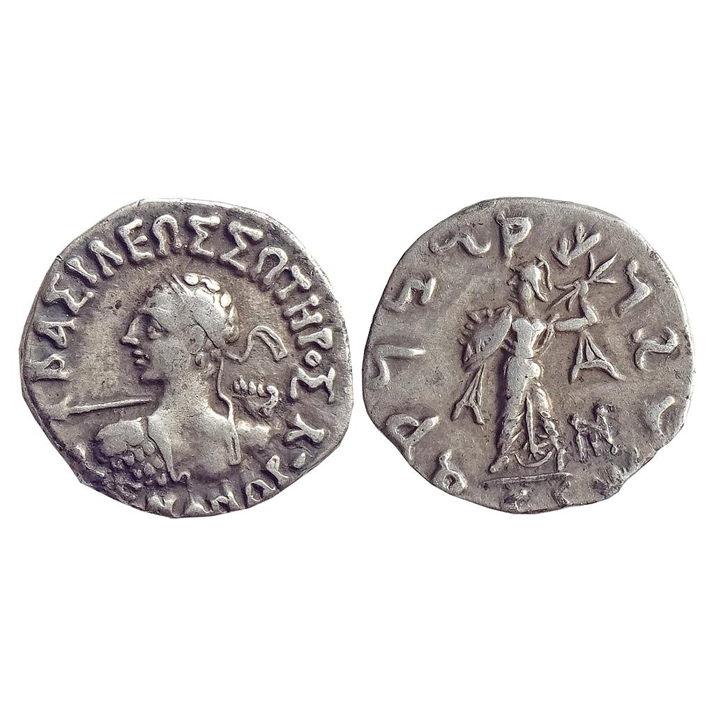Ancient, Indo-Greeks, Menander I, Silver Drachm