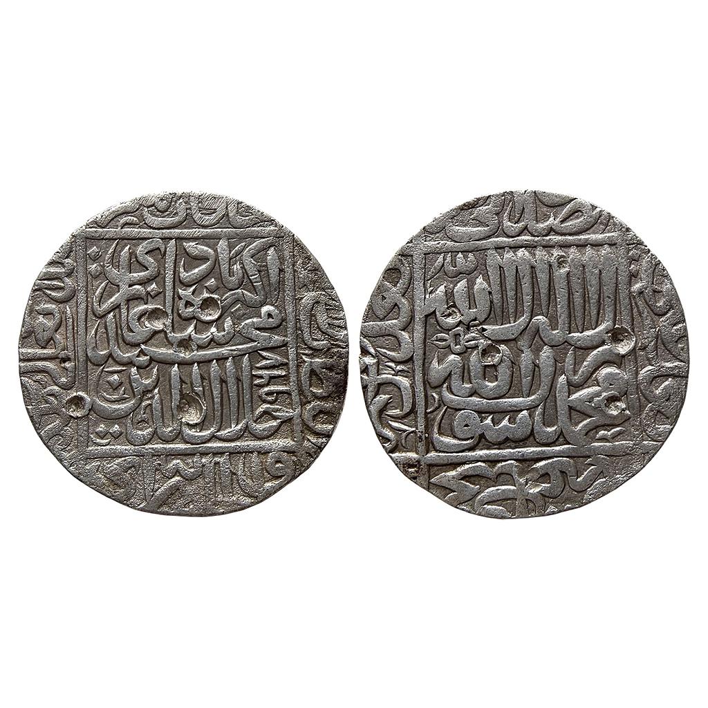 Mughal Akbar Agra Mint Silver Rupee