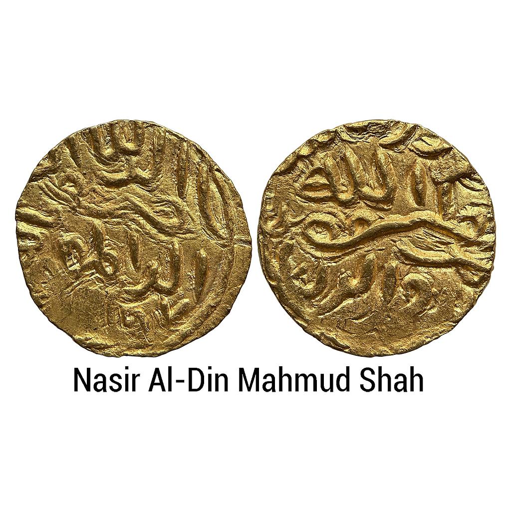 Bengal Sultan Nasir Al-Din Mahmud Shah No Mint Gold Tanka | Virasat ...