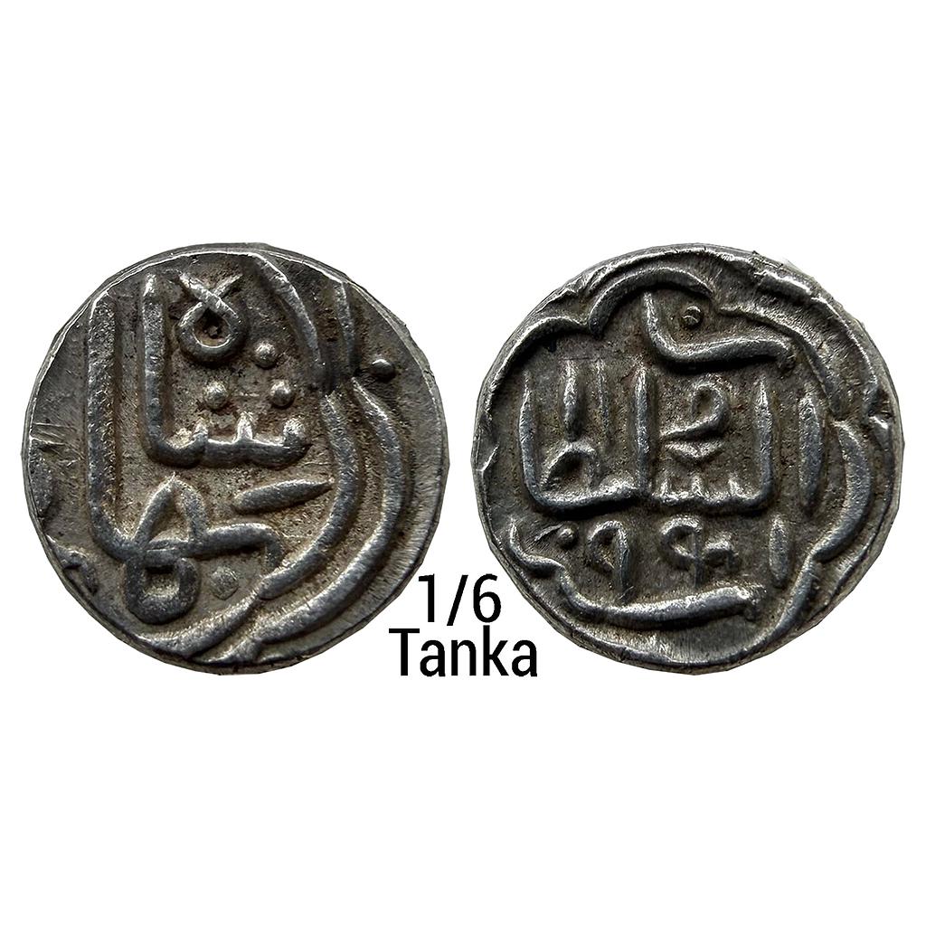 Gujarat Sultan Qutb al-Din Bahadur Shah Silver 1/6 Tanka