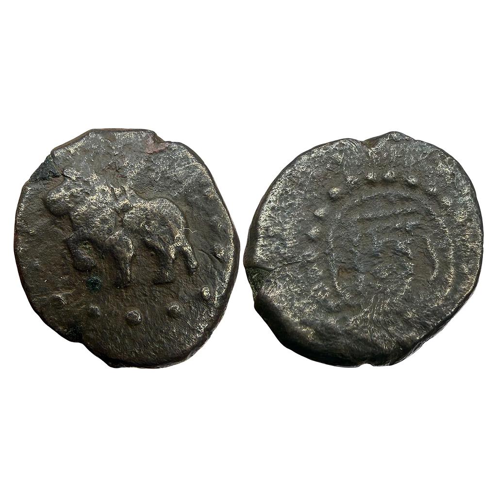 Hindu Medieval Chudasama Dynasty of Saurashtra Copper Unit