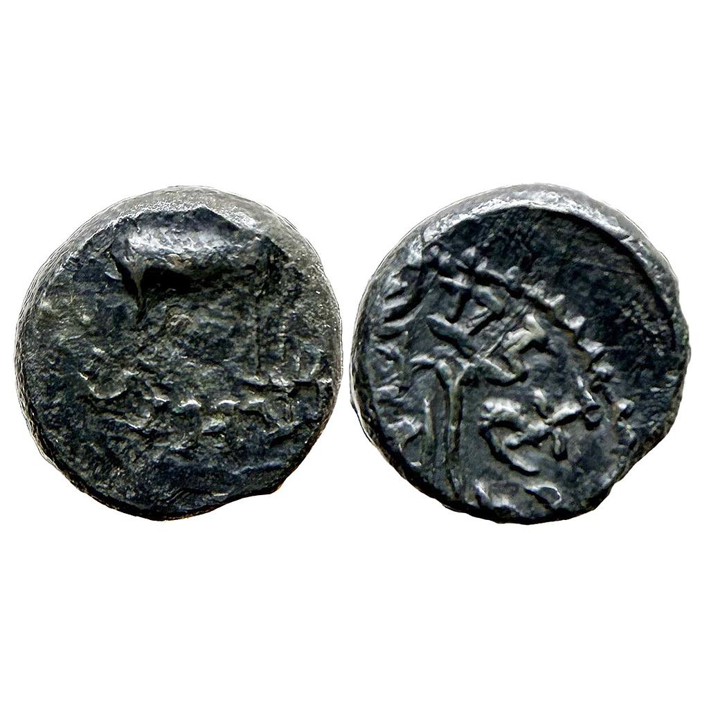 Ancient Western Kshatrapas Kardamaka Dynasty Rudrasimha I Potin Unit