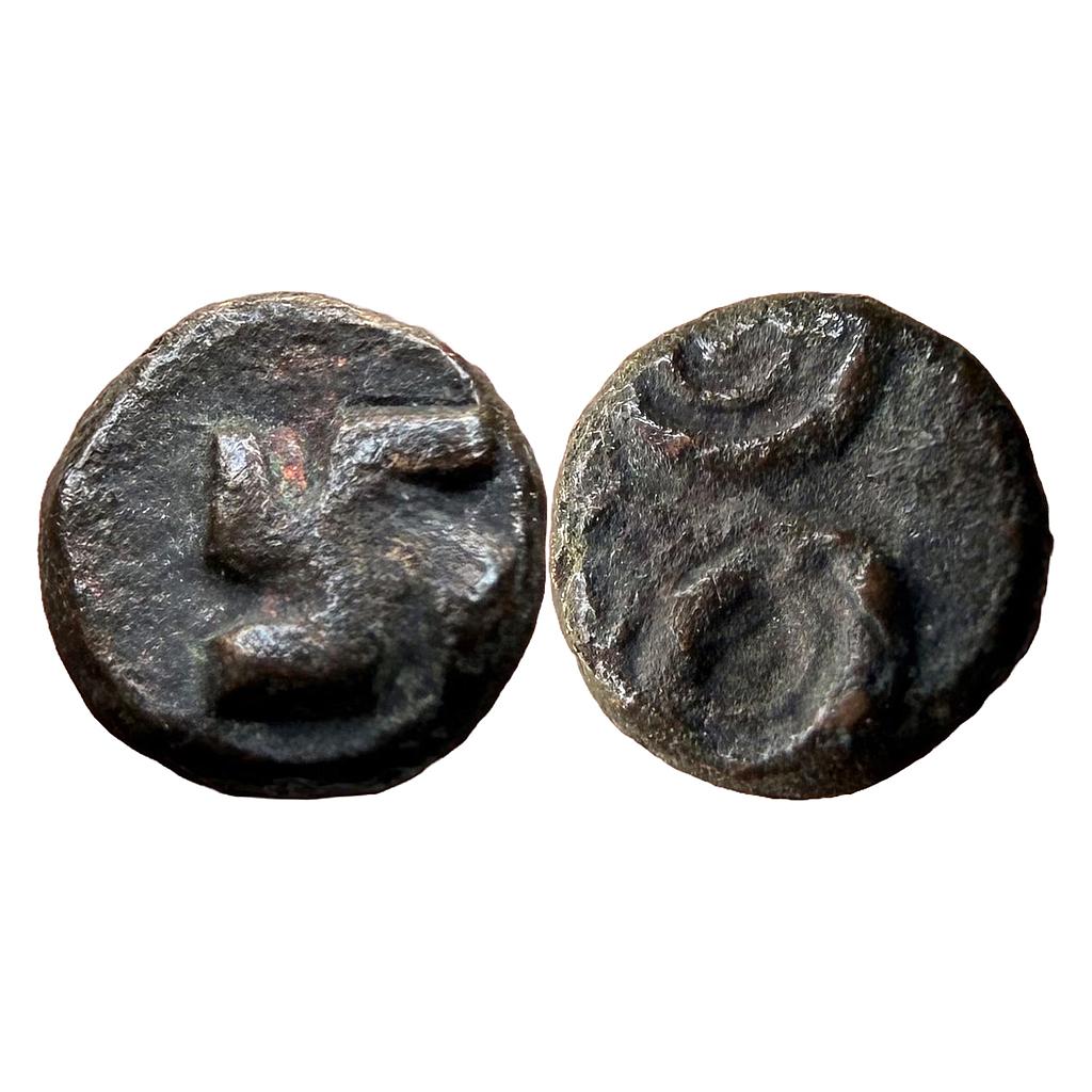 Ancient Vidarbha Mahasenapathis of Satavahana Period Copper Unit