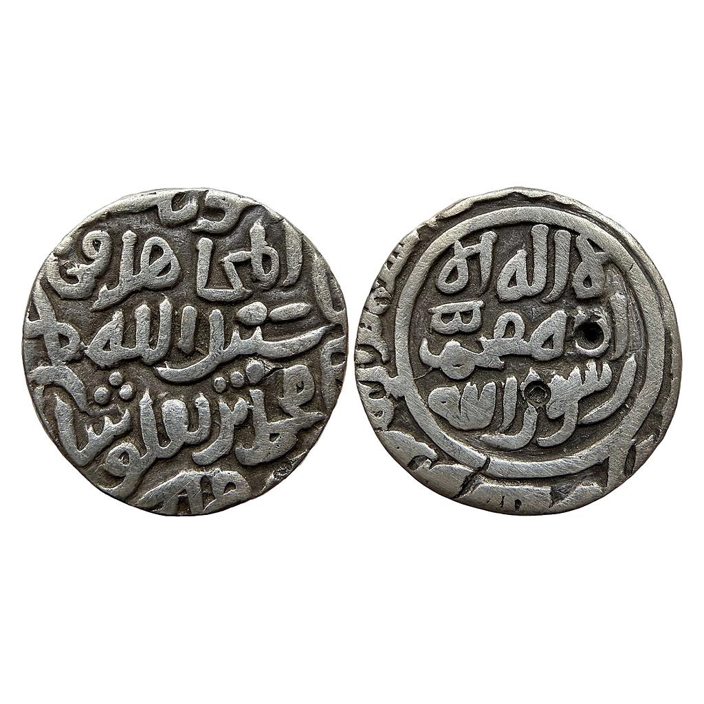 Delhi Sultan Muhammad Bin Tughluq Dar al-Islam Mint al-mujahid type Silver Tanka