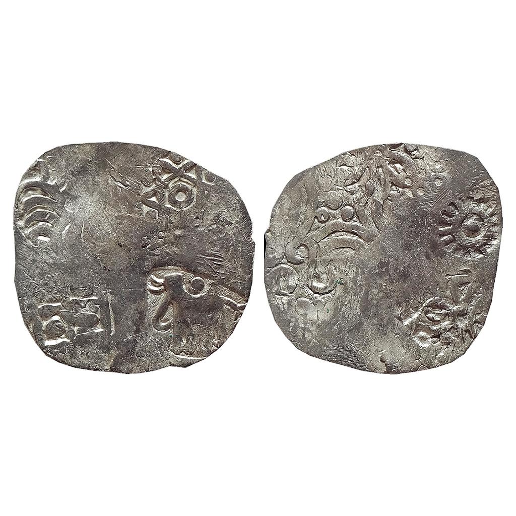 Ancient, Archaic Series, Punch Marked Coinage, attributed to Kashi-Kosala Janapada, Silver Karshapana
