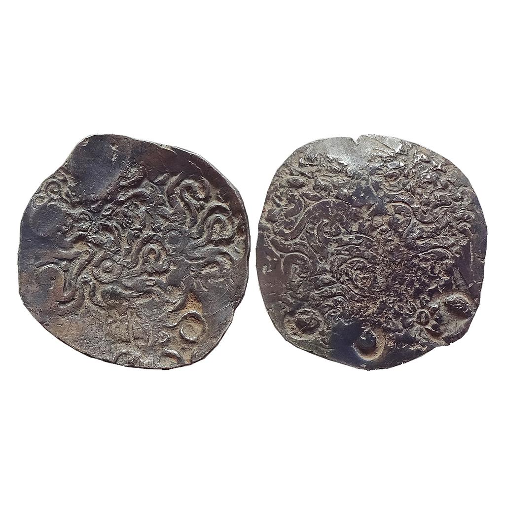 Ancient, Archaic Series, Punch Marked Coinage, attributed to Kuru / Uttara Panchala Mahajanapada, Silver Vimshatika