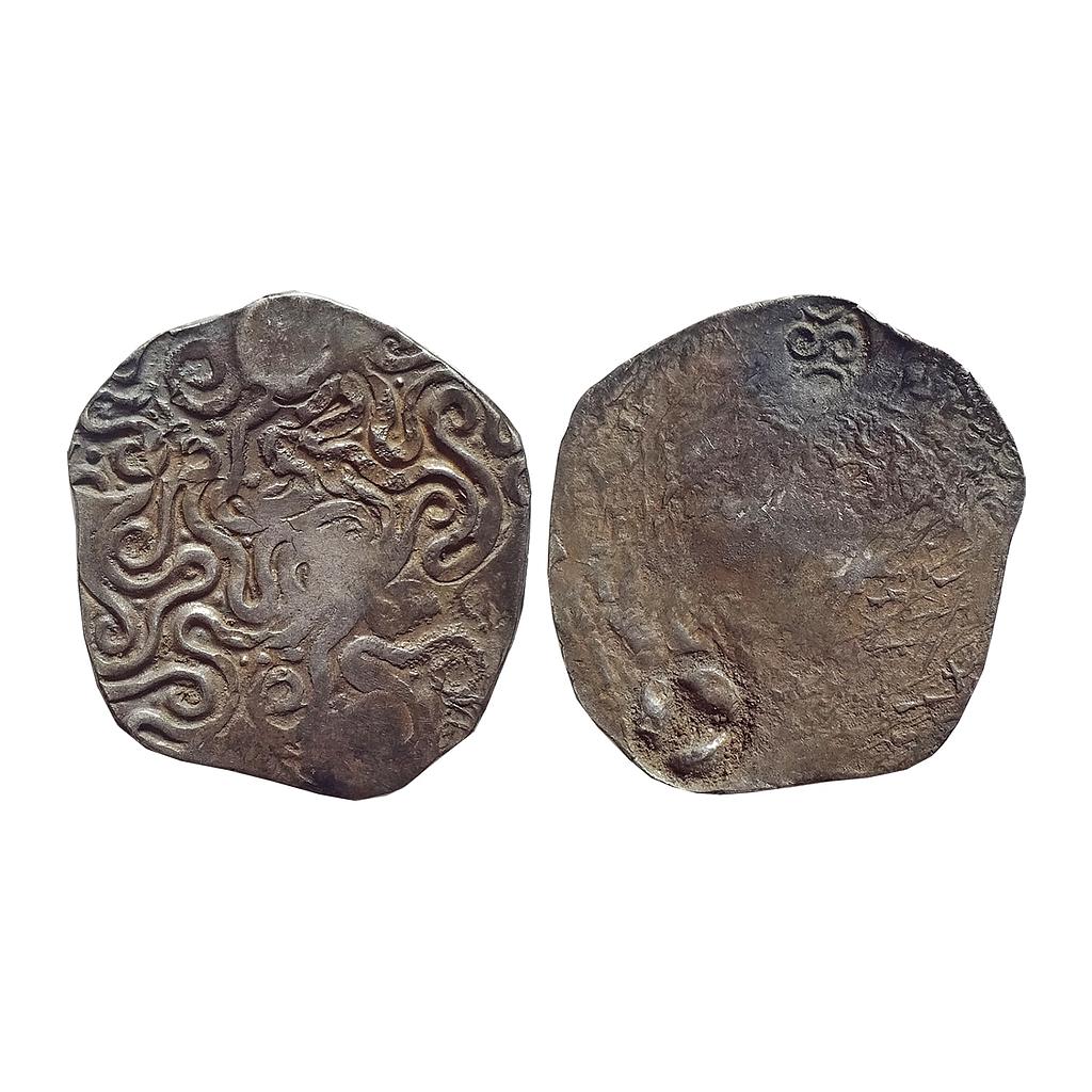 Ancient, Archaic Series, Punch Marked Coinage, attributed to Panchala Mahajanapada, Silver Vimshatika