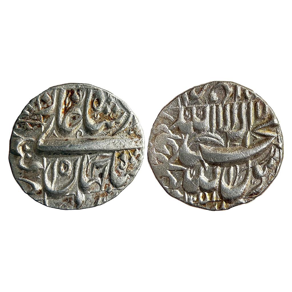 Mughal Shah Jahan Qandhar Mint Silver Rupee