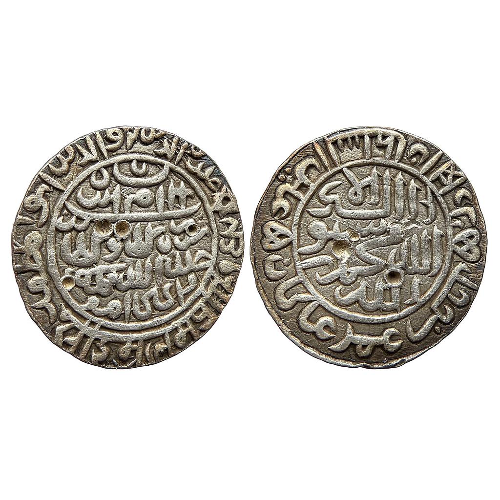 Delhi Sultan Islam Shah Suri Mintless type Silver Rupee