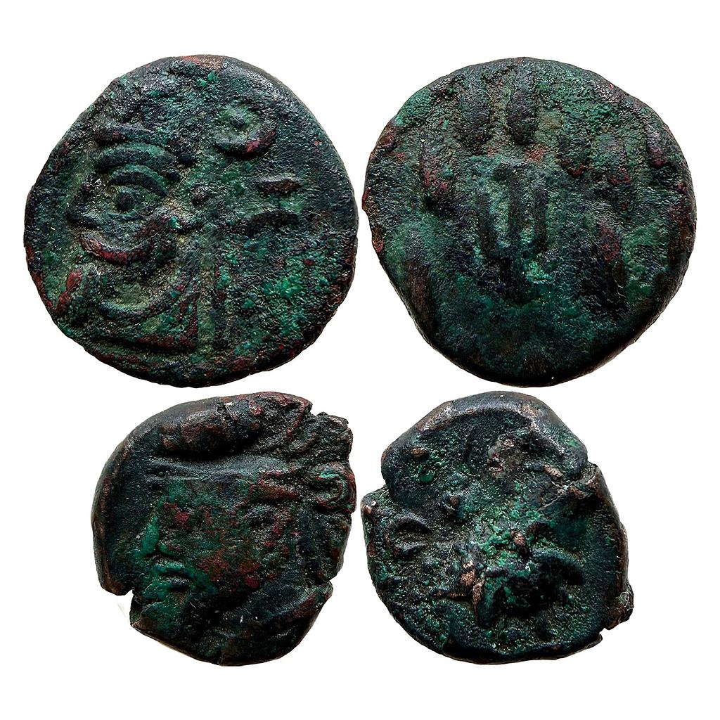 Ancient World Elymais Persia Set of 2 Coins Copper Drachm