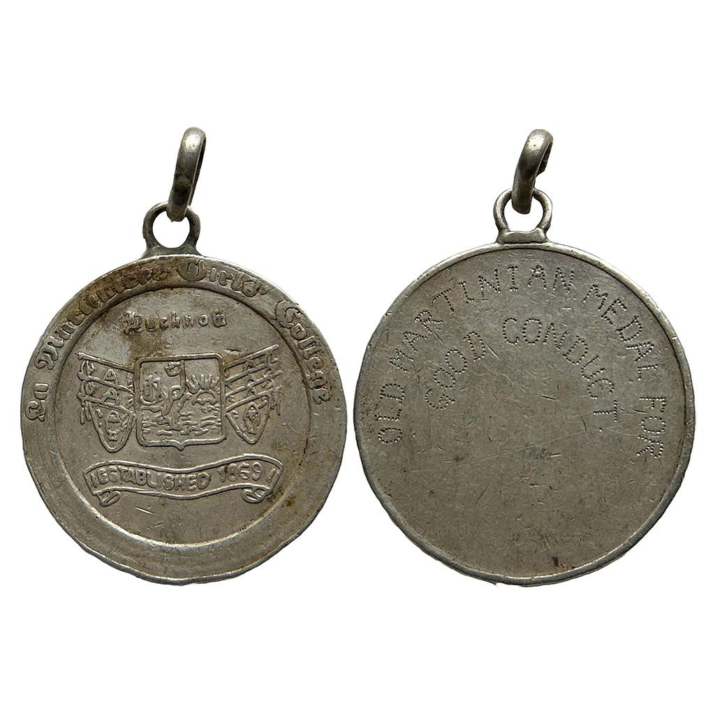 Old Martinian Medal For Good Conduct Martinian Girls College Lucknow Established 1869 Silver Medal