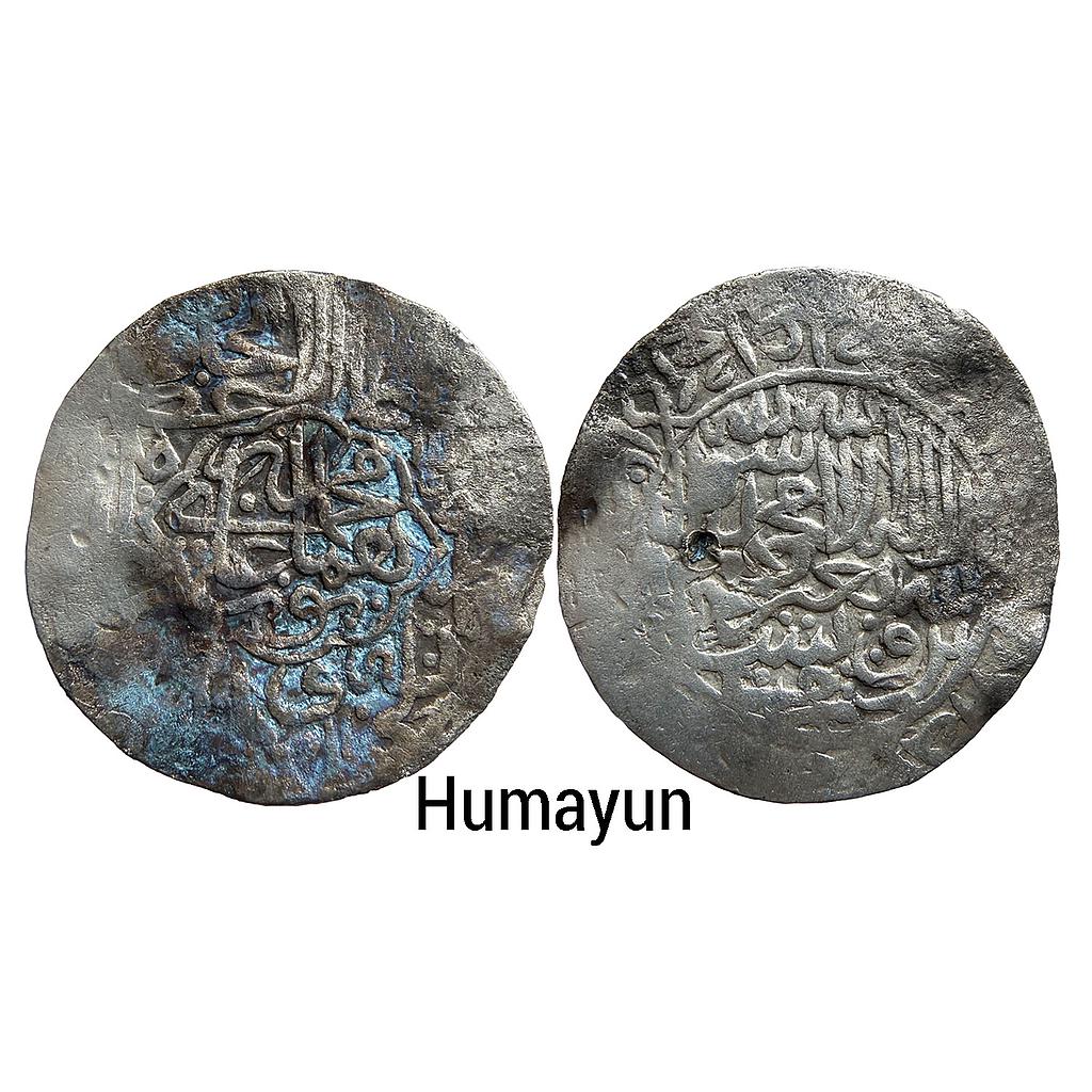 Mughal Humayun First Reign Agra Mint Silver Shahrukhi
