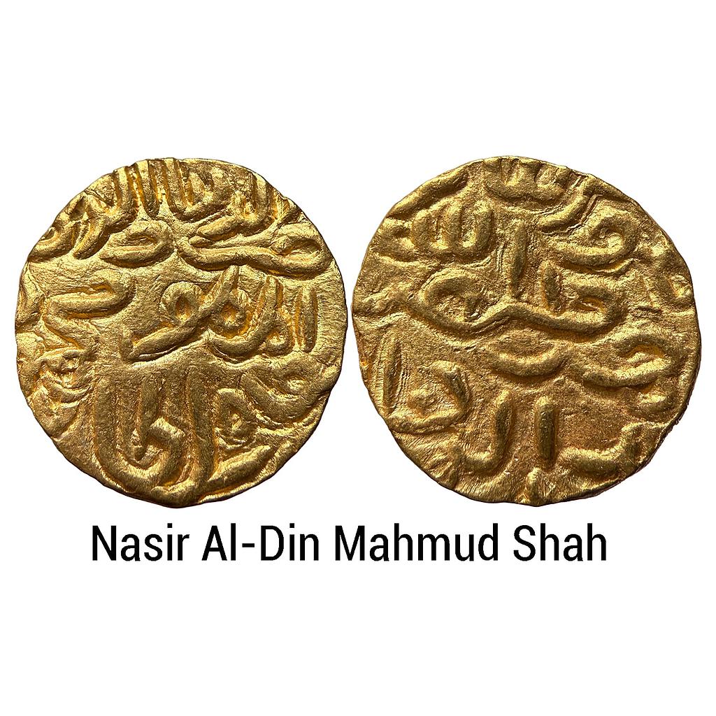 Bengal Sultan Nasir Al-Din Mahmud Shah No Mint Gold Tanka