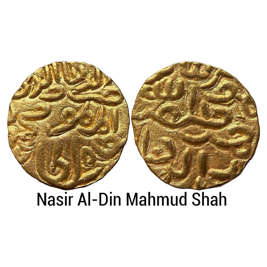 Bengal Sultan Nasir Al-Din Mahmud Shah No Mint Gold Tanka