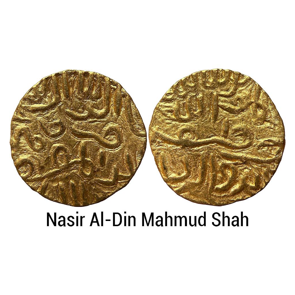 Bengal Sultan Nasir Al-Din Mahmud Shah No Mint Gold Tanka