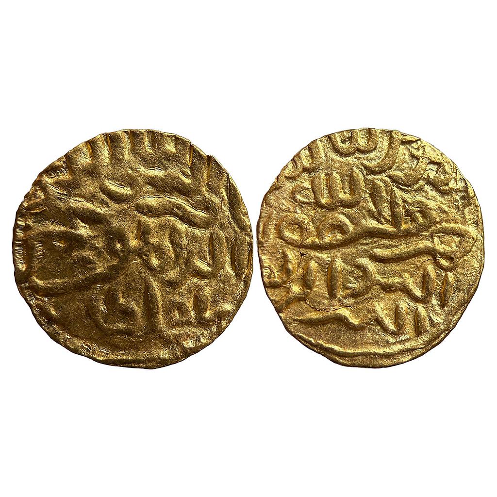 Bengal Sultan Nasir Al-Din Mahmud Shah No Mint Gold Tanka