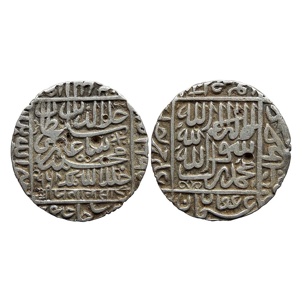 Bengal Sultan Ghiyath Al-Din Jalal Shah Suri Hajipur Mint Silver Rupee