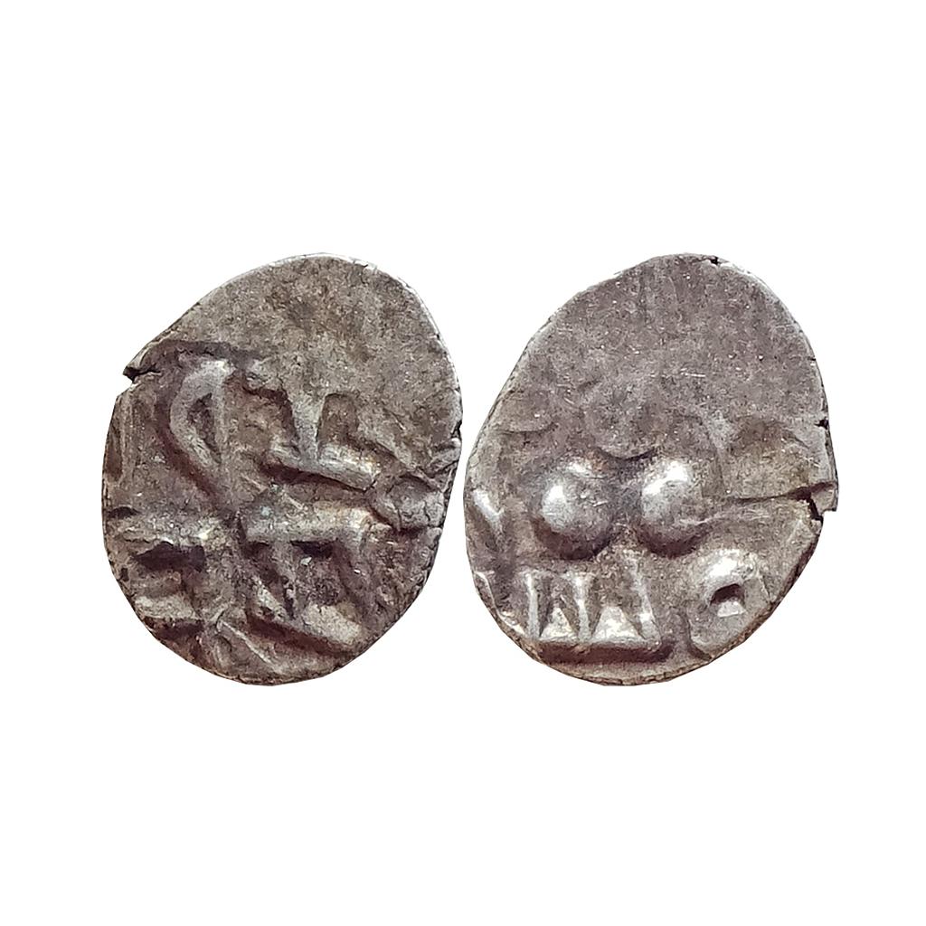 Samid Amirs of Multan, Amir Hassan-II, Silver Bilingual Damma (Qanhari Dirham)