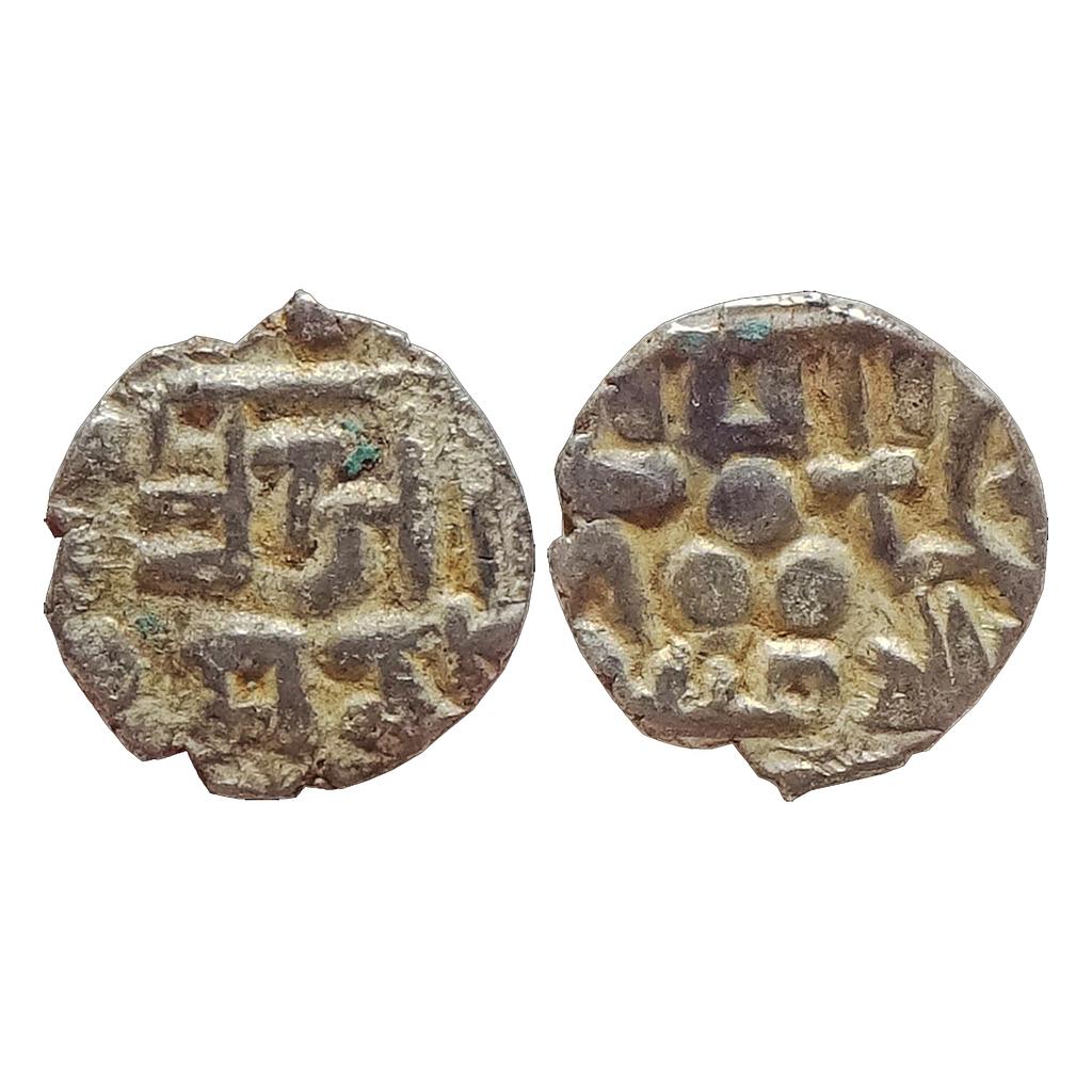 Samid Amirs of Multan, Amir Munabbih-I, Silver Bilingual Damma (Qanhari Dirham)