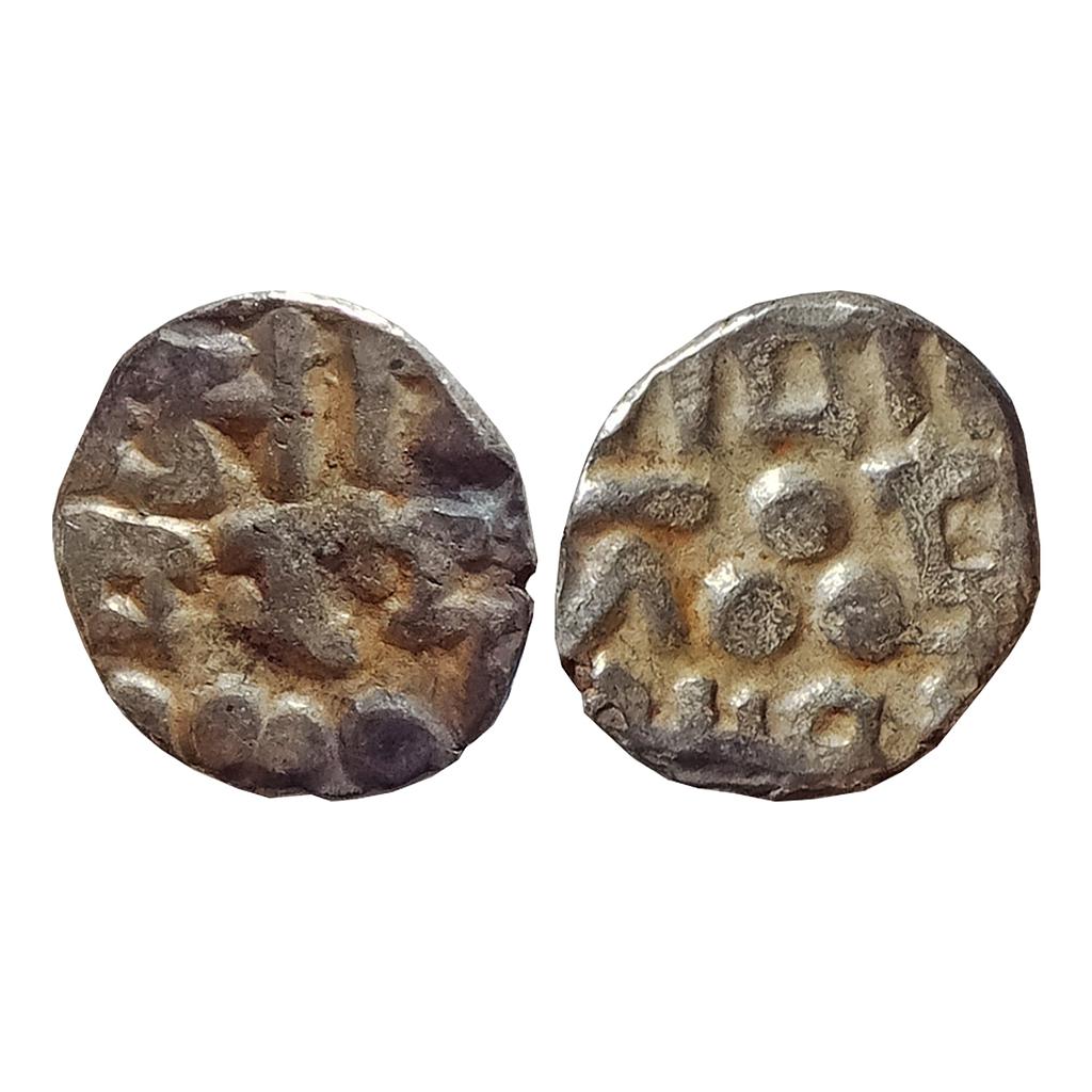 Samid Amirs of Multan, Amir Munabbih-I, Silver Bilingual Damma (Qanhari Dirham)