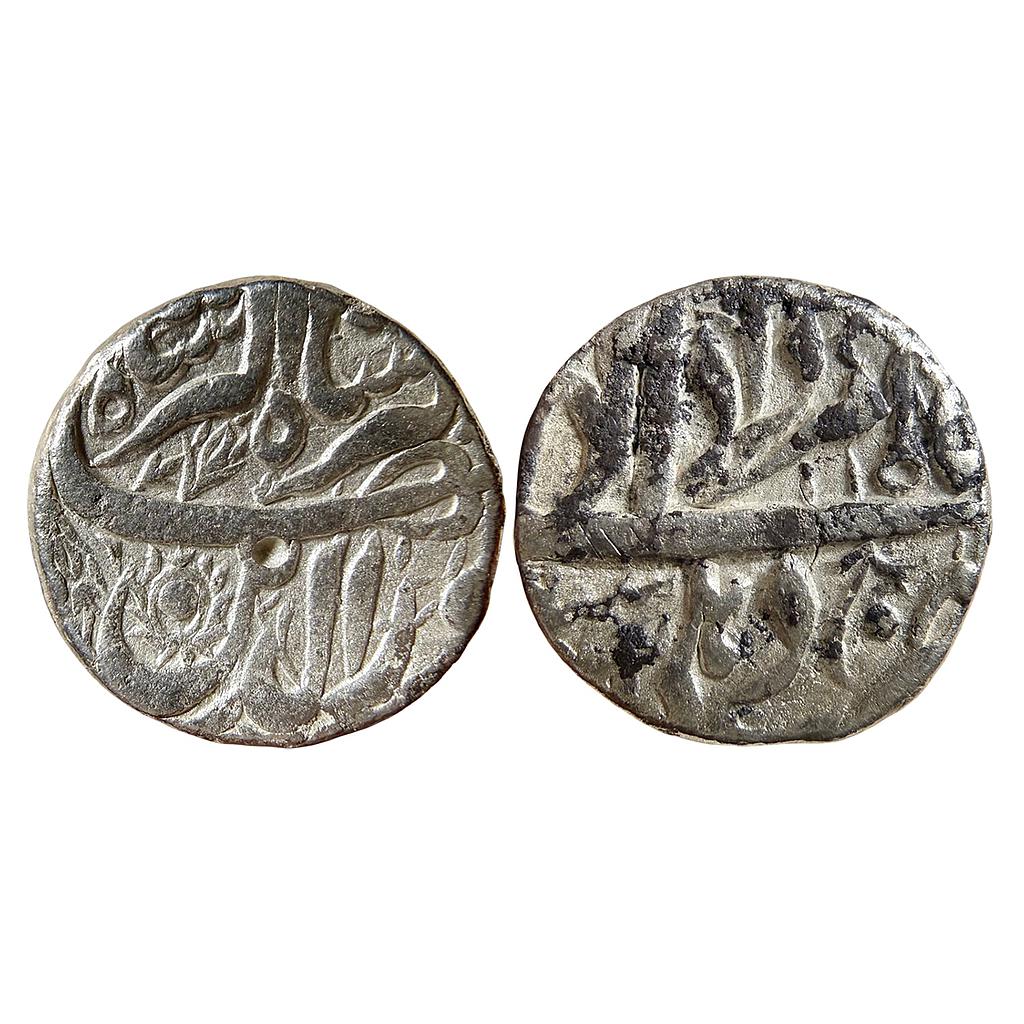 Mughal Jahangir Delhi Mint Ilahi Month Amardad Leo Silver Rupee