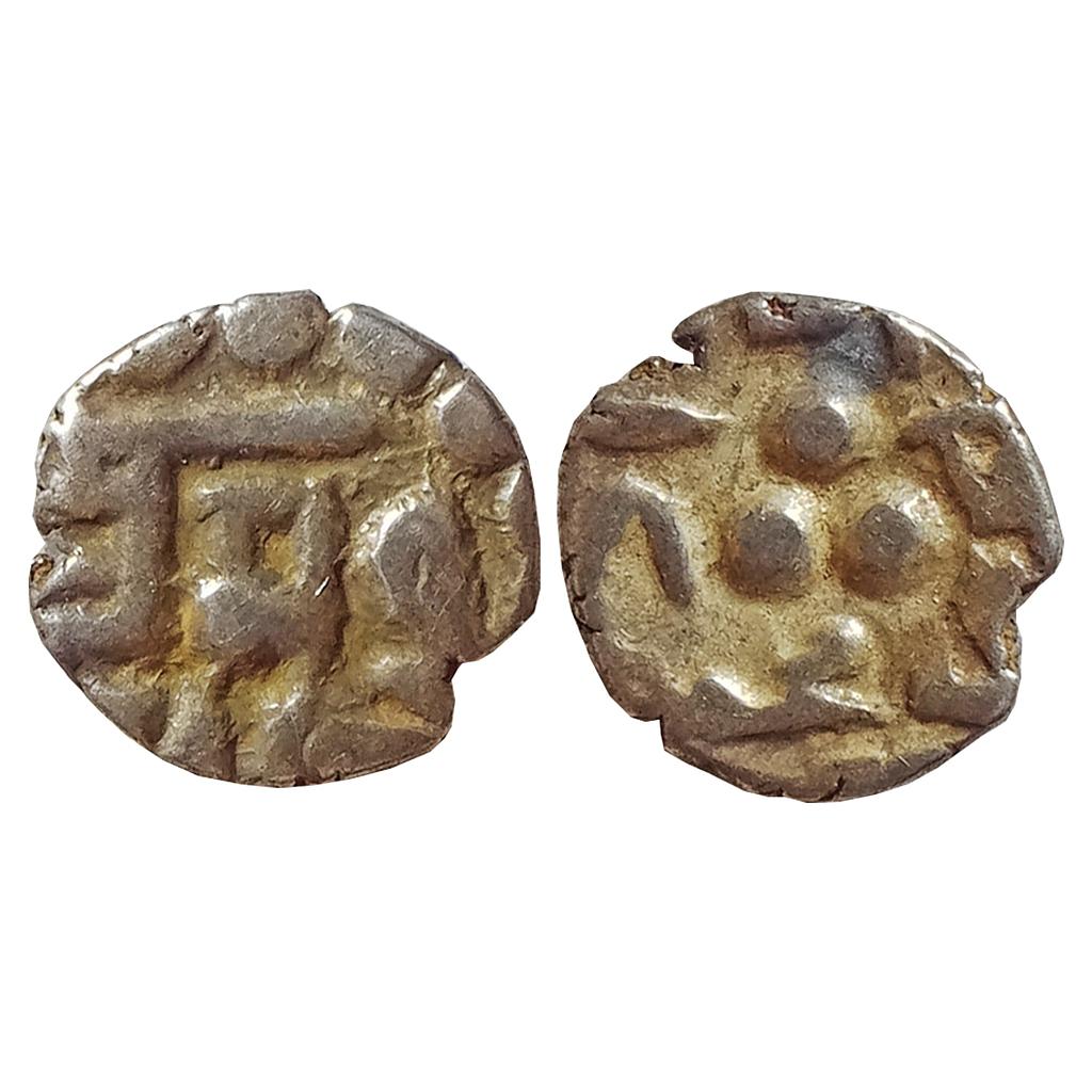 Samid Amirs of Multan, Amir Muhammad-IV, Silver Bilingual Damma (Qanhari Dirham)