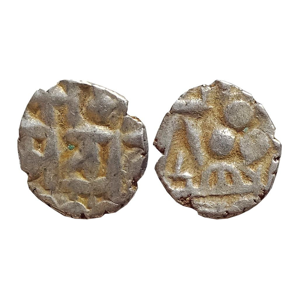 Samid Amirs of Multan, Amir Fahad, Silver Bilingual Damma (Qanhari Dirham)