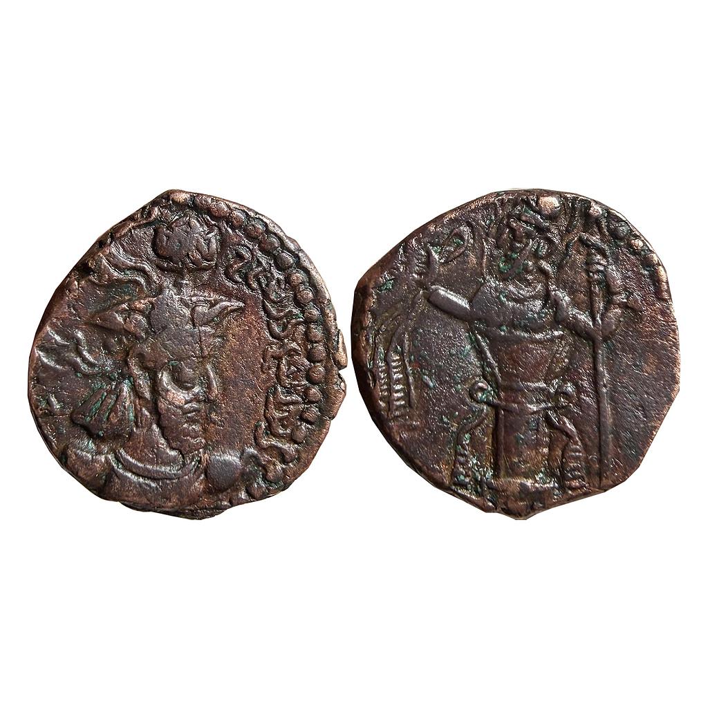 Ancient Kushano-Sassanian Copper Unit