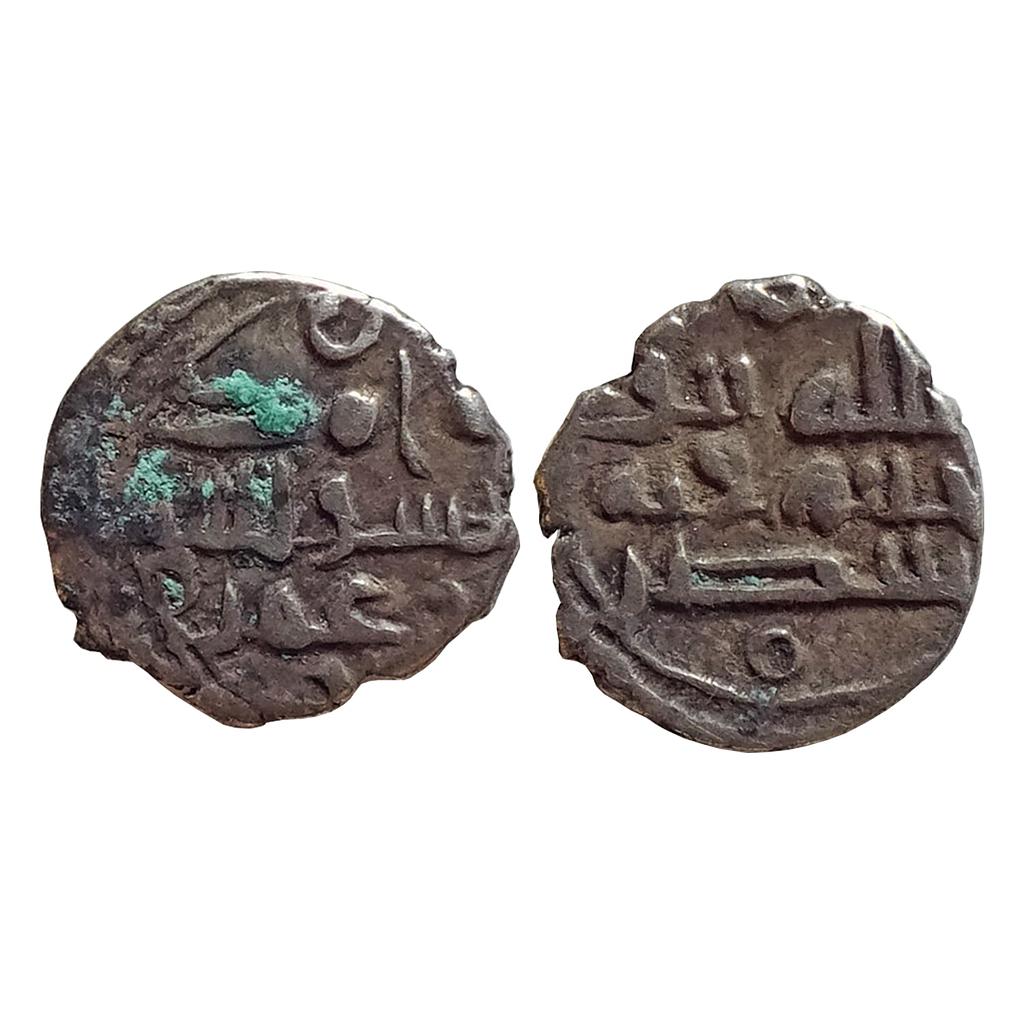 Habbarids of Sind, Amir Hatim citing Umar-I as overlord, Silver Damma (Qanhari Dirham)