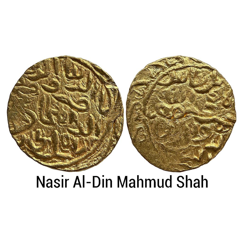 Bengal Sultan Nasir Al-Din Mahmud Shah No Mint Gold Tanka