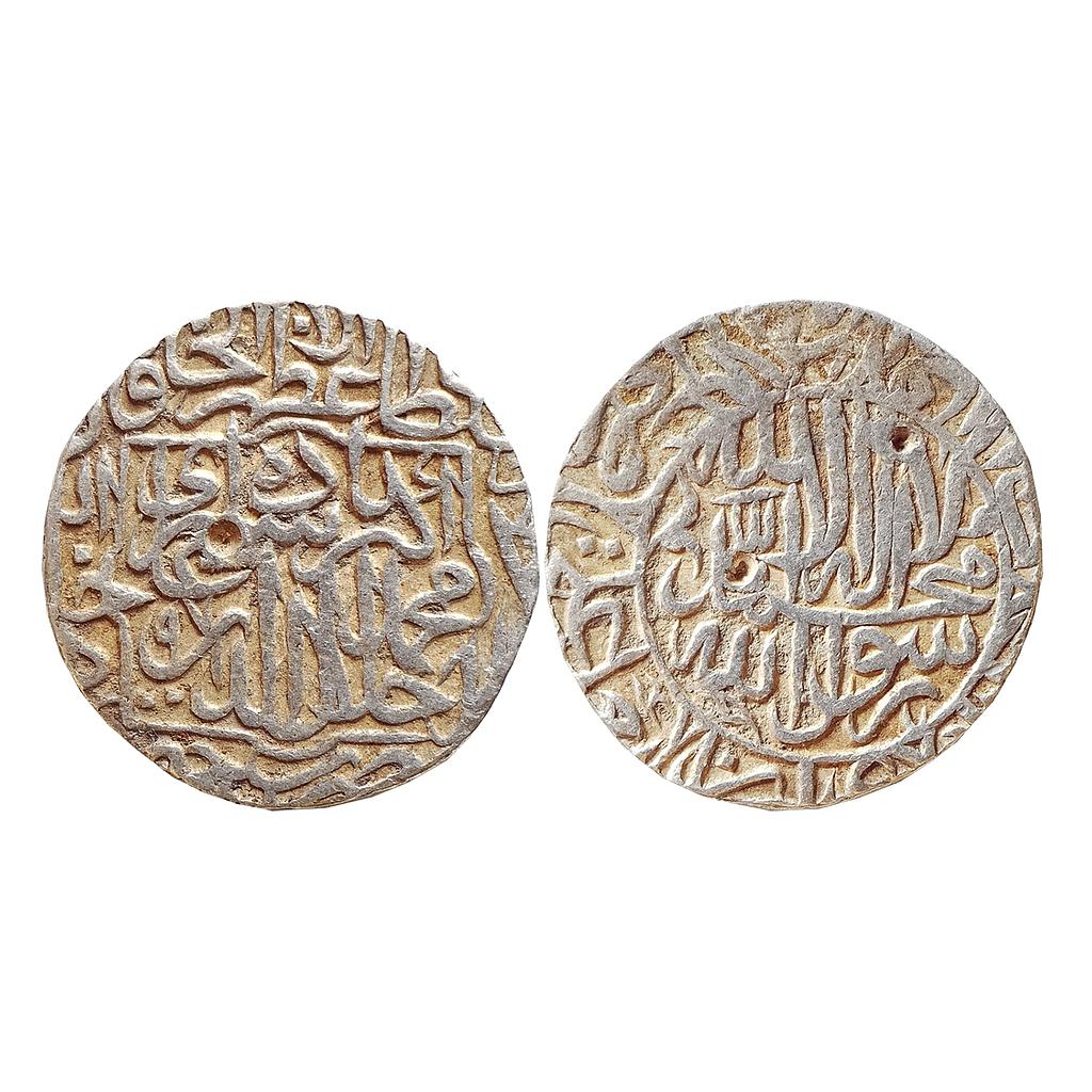 Mughal, Akbar, Hazrat Delhi Mint, 'Kalima Type, Silver Rupee