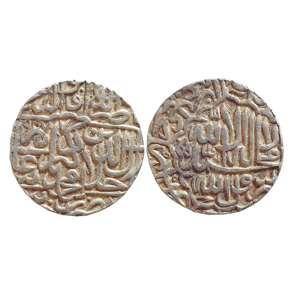 Mughal, Akbar, Dar al-Khilafat Jaunpur Mint, Kalima Type, Silver Rupee