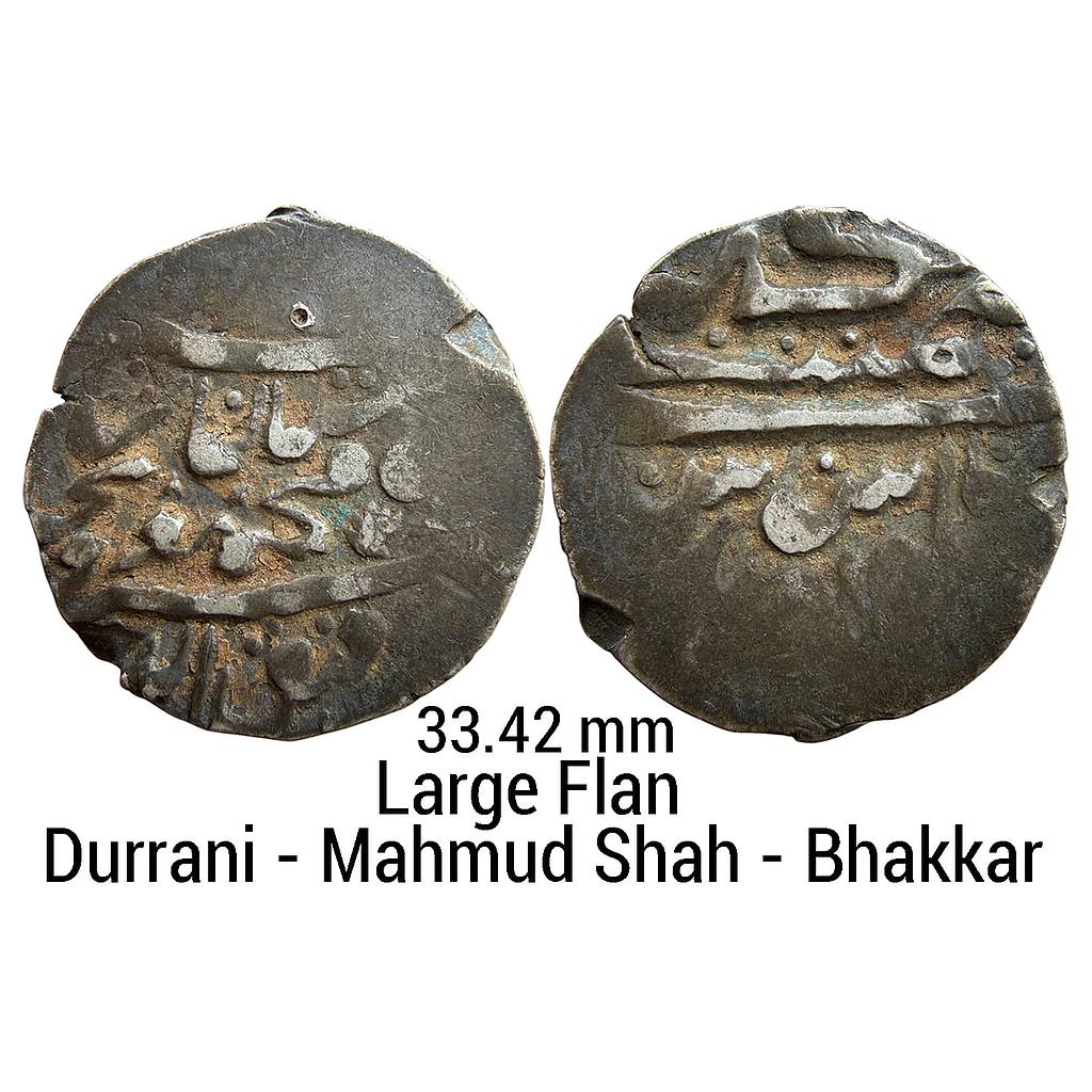 IK Durrani Mahmud Shah Bhakkar Mint Silver Rupee