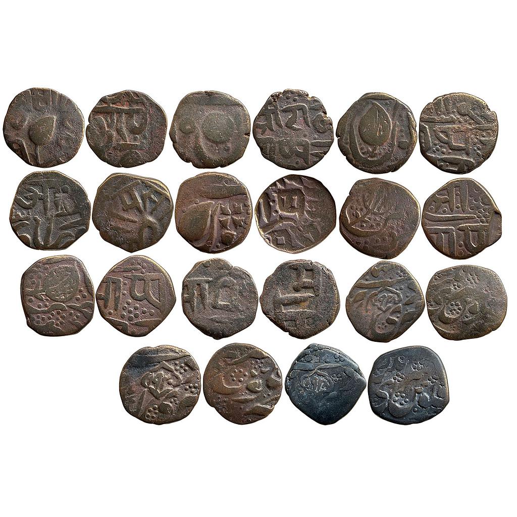 IK Sikh Empire Amritsar Mint Set of 11 Coins Copper Paisa