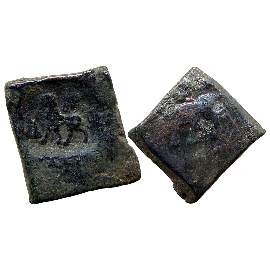 Ancient Taxila Region Lion-Elephant type Copper Unit