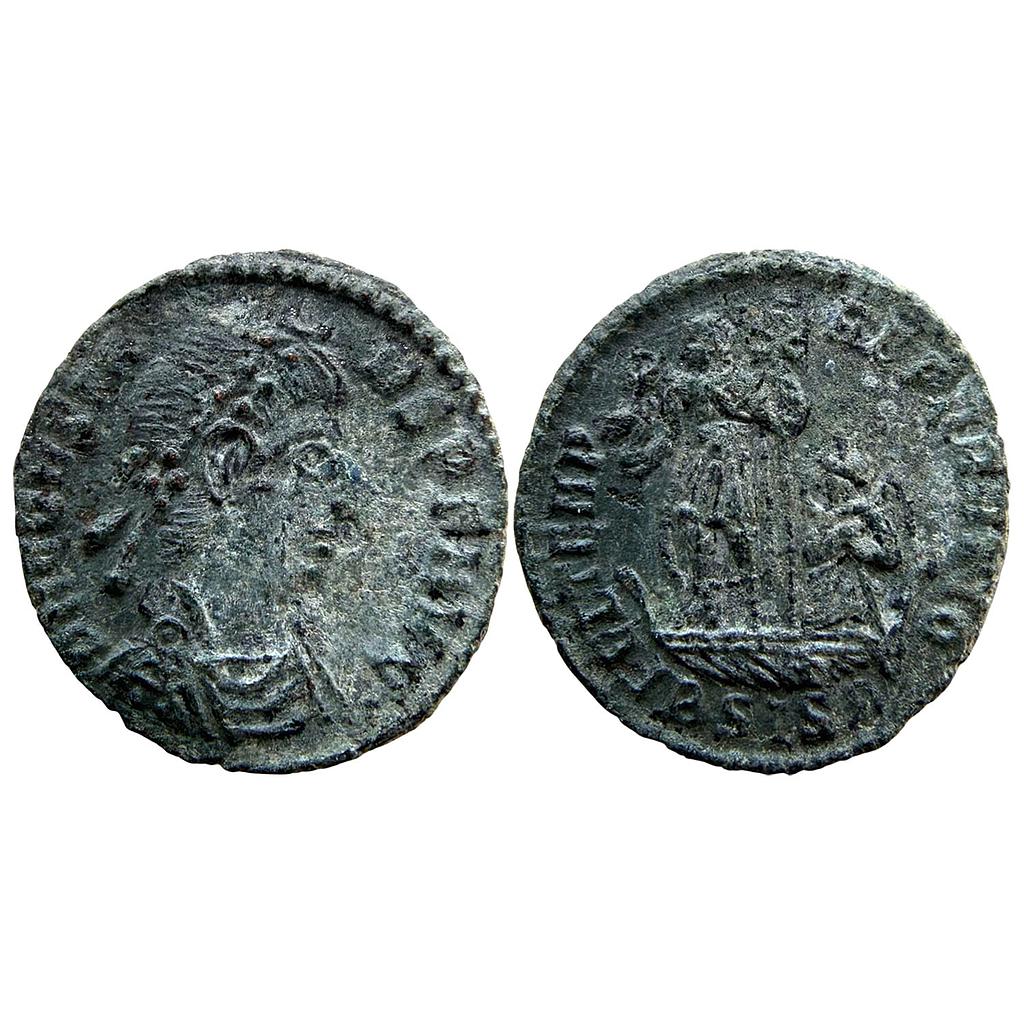 Ancient World Roman Empire Julius Constans aka. Constans I Siscia Mint Bronze Follis