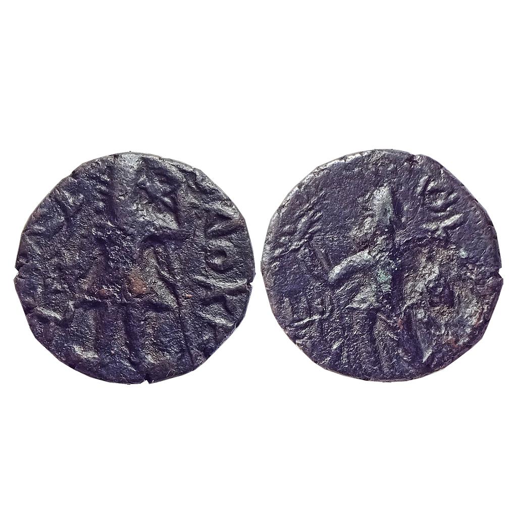Ancient, Kushanas, Kanishka, Copper ¼ Unit