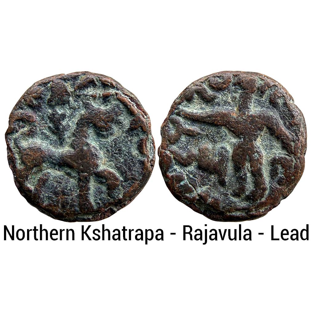 Ancient Northern Kshatrapas Rajavula Lead Unit