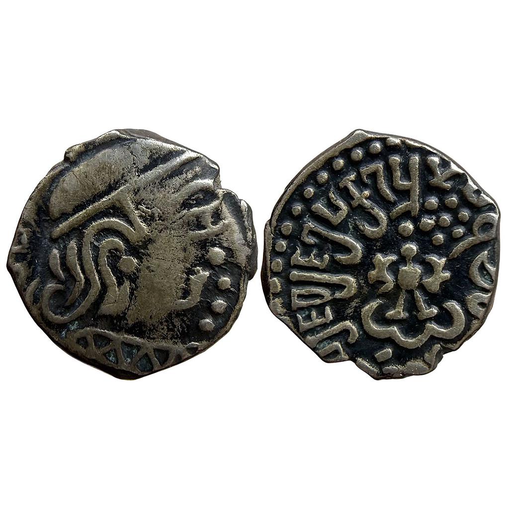 Ancient Guptas Kumara Gupta I Pakagupta type Silver Dramma