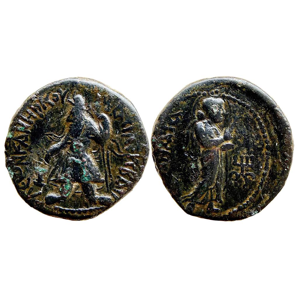 Ancient Kushanas Kanishka I Copper Di-Drachm