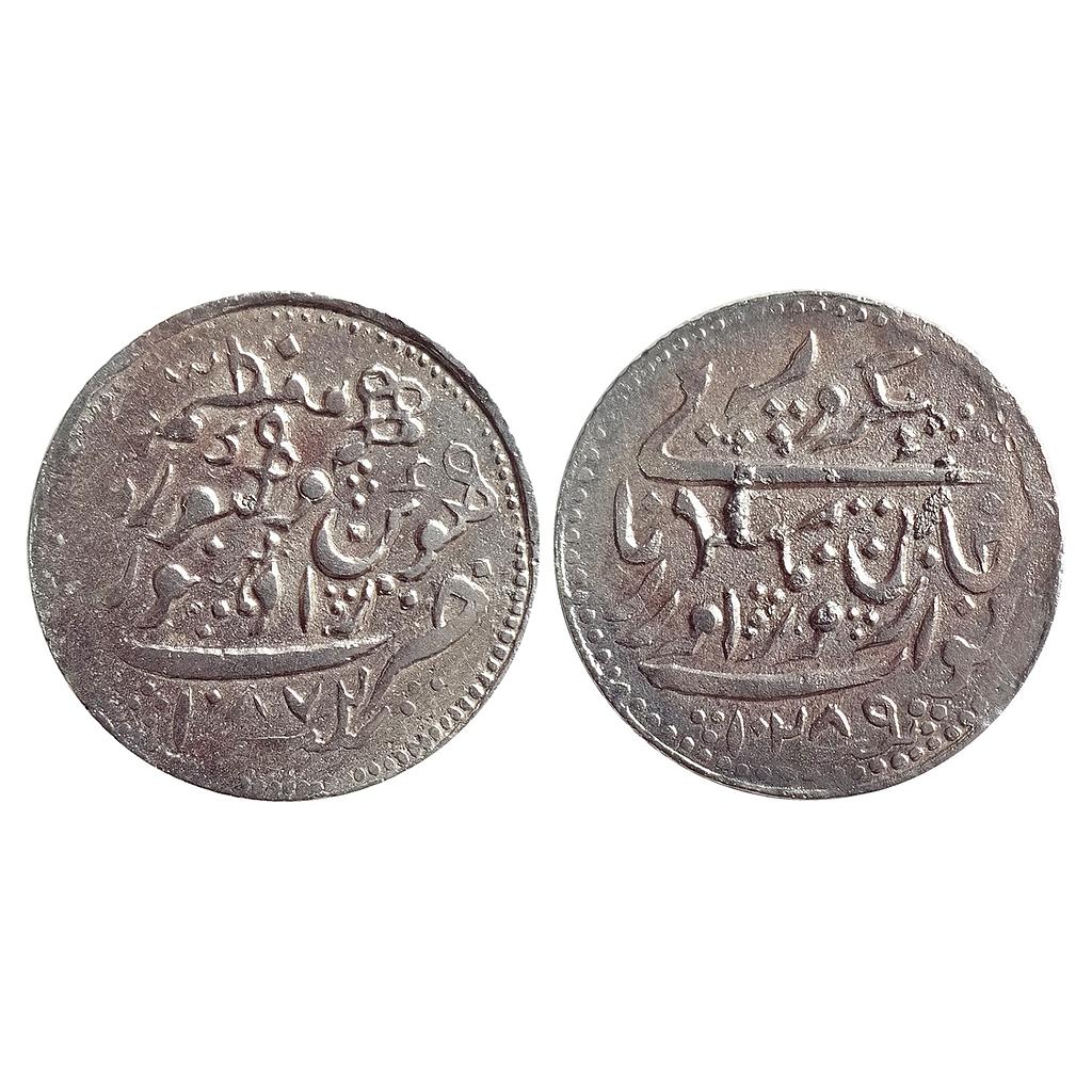 IPS, Radhanpur, Zorawar Khan, INO Queen Victoria, Silver Rupee