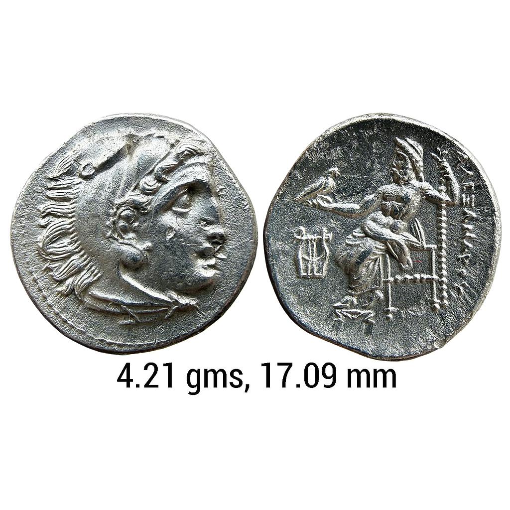 Ancient World Greece Kingdom of Macedon Hellenistic Period In the name of Alexander the Great Silver Drachm